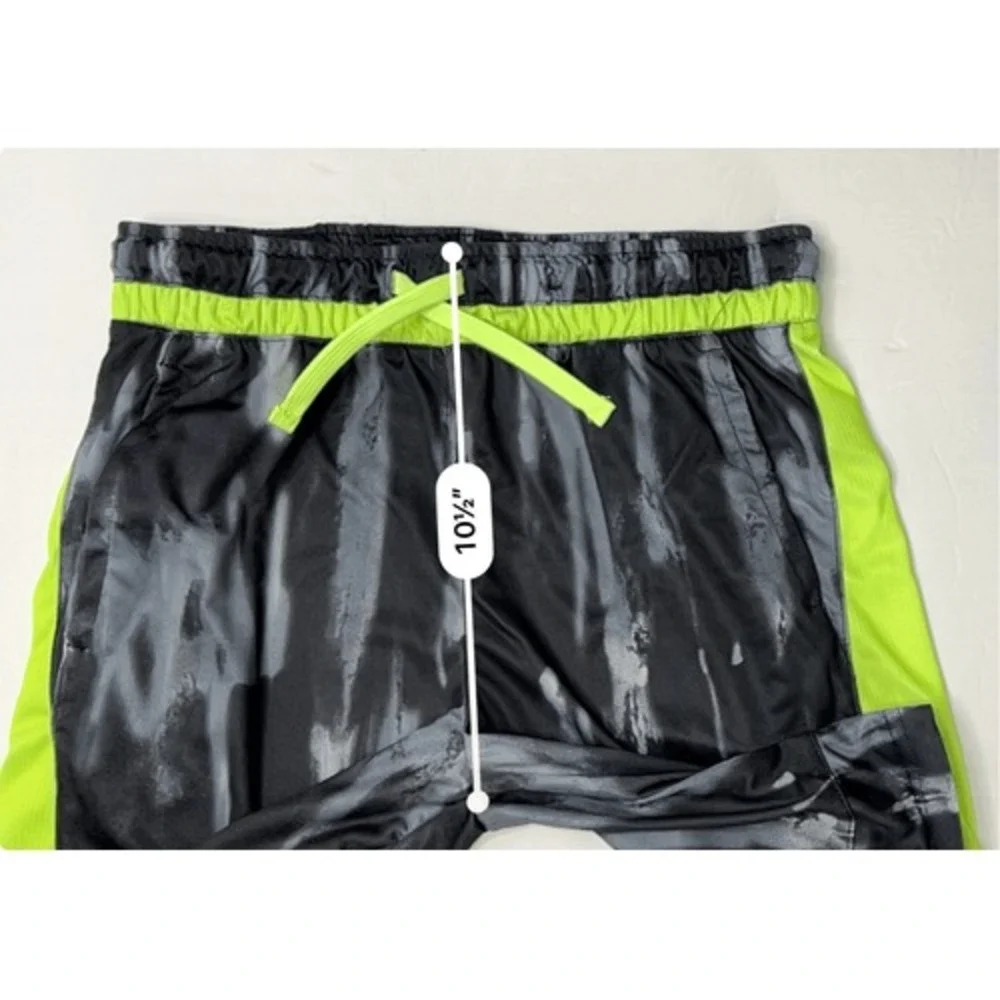 Russell Boys Sports Athletic Dri-Power‎ 360 Green Gray Shorts Sz XL(14-16) NWOT